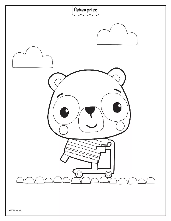 Fisher Price Colouring Sheet 2